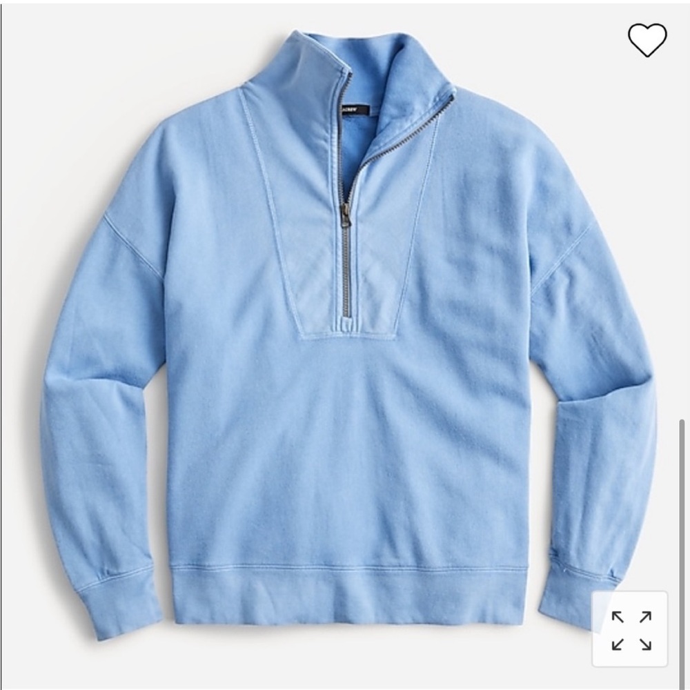 Magic Rinse™ half-zip sweatshirt